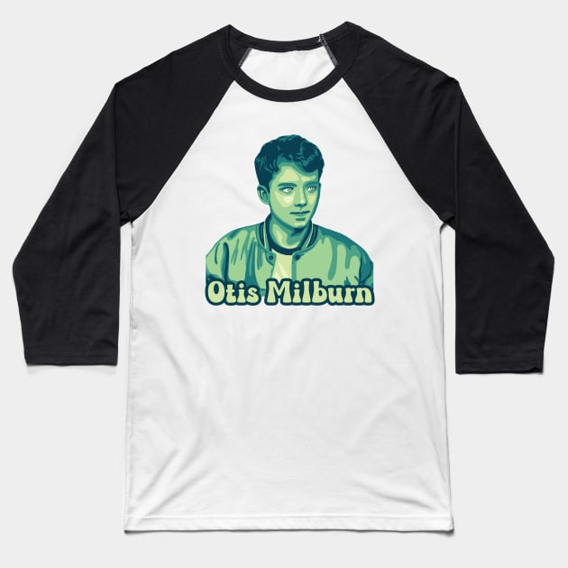Sex Education - Green Otis Milburn Baseball T-Shirt by Slightly Unhinged